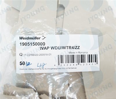 【Weidmuller】End Plate WAP WDU/WTR4/ZZ